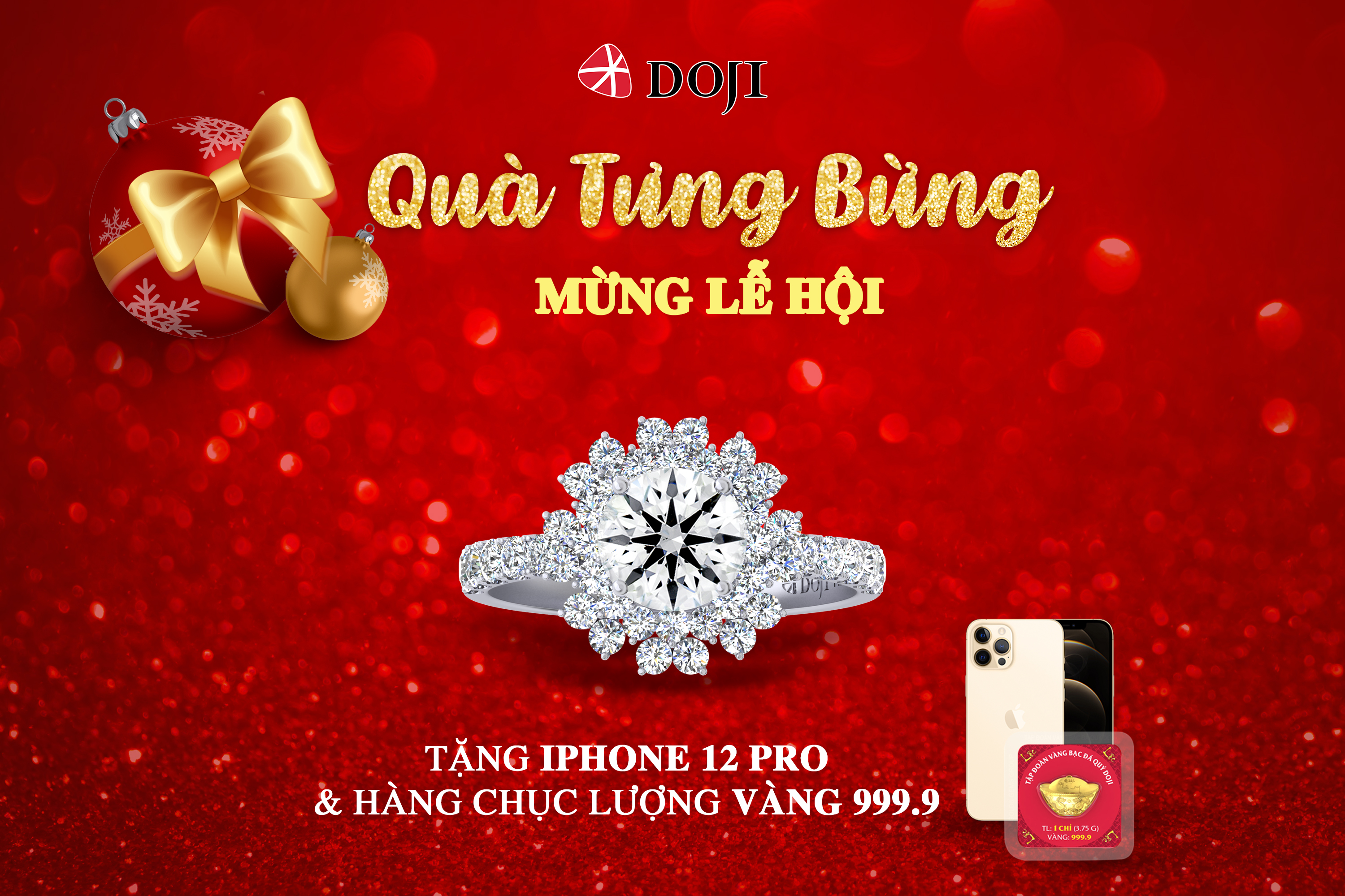 Trang sức DOJI tung chương trình ưu đãi khủng cuối cùng trong năm